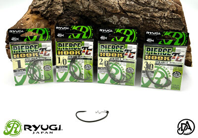 Ryugi Pierce Hook TC Offset Finesse Gr. 1 1/0 2/0 3/0 Offsethaken Haken JDM DA