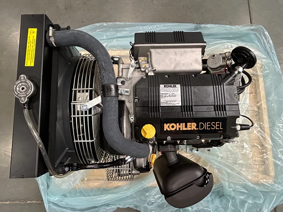 Дизельный двигатель Kohler 23,7 л.с. 3 цилиндра жидкостное охлаждение KDW1003-E536 (C) #8.753-906.0 - Изображение 4 из 4