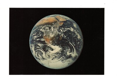 Postcard Astronomy / Apollo 17 / Whole Earth View / 1972