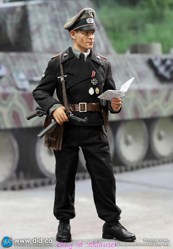 Did D80160 1/6 WWII German Panzer Commander Jager Action Figure In