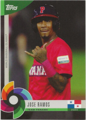 2023 Topps World Baseball Classic Global Stars JOSE RAMOS Black SP #33 Panama