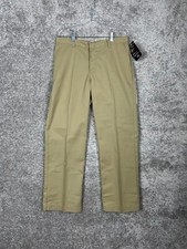 Dickies flat front pants classic fit girls Size 20 Reg 32x27.5 School Uniform