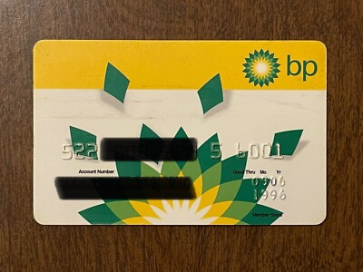 BP CREDIT CARD EXPIRED 2006 BORON PREMIUM AMOCO GASOLINE | eBay