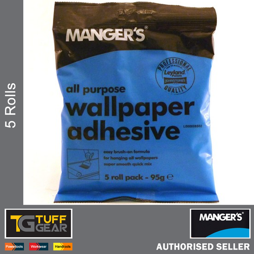 Mangers All Purpose Strength Powder Wallpaper Paste Adhesive Hangs 5 