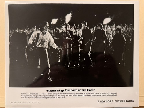 CHILDREN OF THE CORN 1984 Movie Press Kit - 7 foto in bianco e nero - Horror - Foto 3 di 7