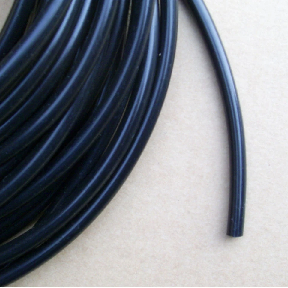 Black 4mm Air Line Aquarium/Fish Tank/Pond Air Pump PVC Hose Pipe Tube
