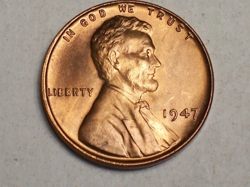 1947-P  @    Uncirculated"   Lincoln Wheat Penny.!!