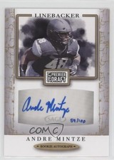 2021 Sage Premier Draft Auto Gold 59/100 Andre Mintze #A119 Auto 0jd0