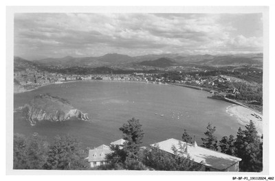 BP-BFP1-0242-SPAIN - SAN SEBASTIAN - View from Mount Urguil