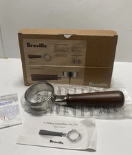 Breville BEA304 Naked Portafilter Espresso 58mm , Portafilter Walnut Wood  NIB