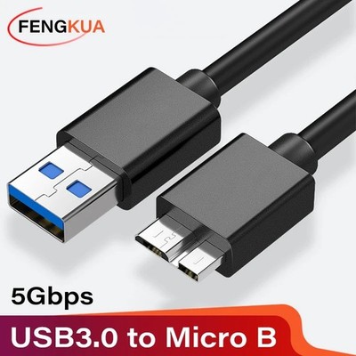 USB 3.0 A to Micro B Cable for External Hard Drive WD Seagate Toshiba HDD
