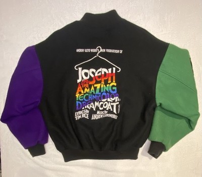 Rare Vintage Roots Large Wool Varsity Jacket Joseph Technicolor Dreamcoat 90's