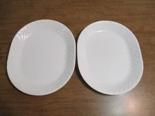 CORELLE ENHANCEMENTS OVAL SERVING PLATTERS 12'' LOT OF 2 EXCELLENT CONDITION