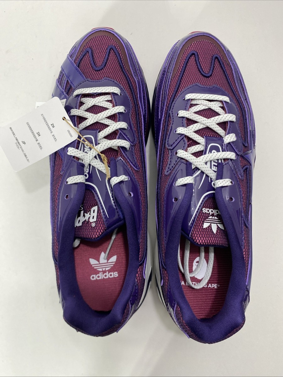 BAPE x adidas ORKETRO DARK PURPLE SNEAKERS Shoes MEN'S US 10 UK