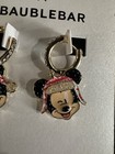 NWT Disney Baublebar Mickey Minnie Winter Hat Hoop Earrings  — photo 3
