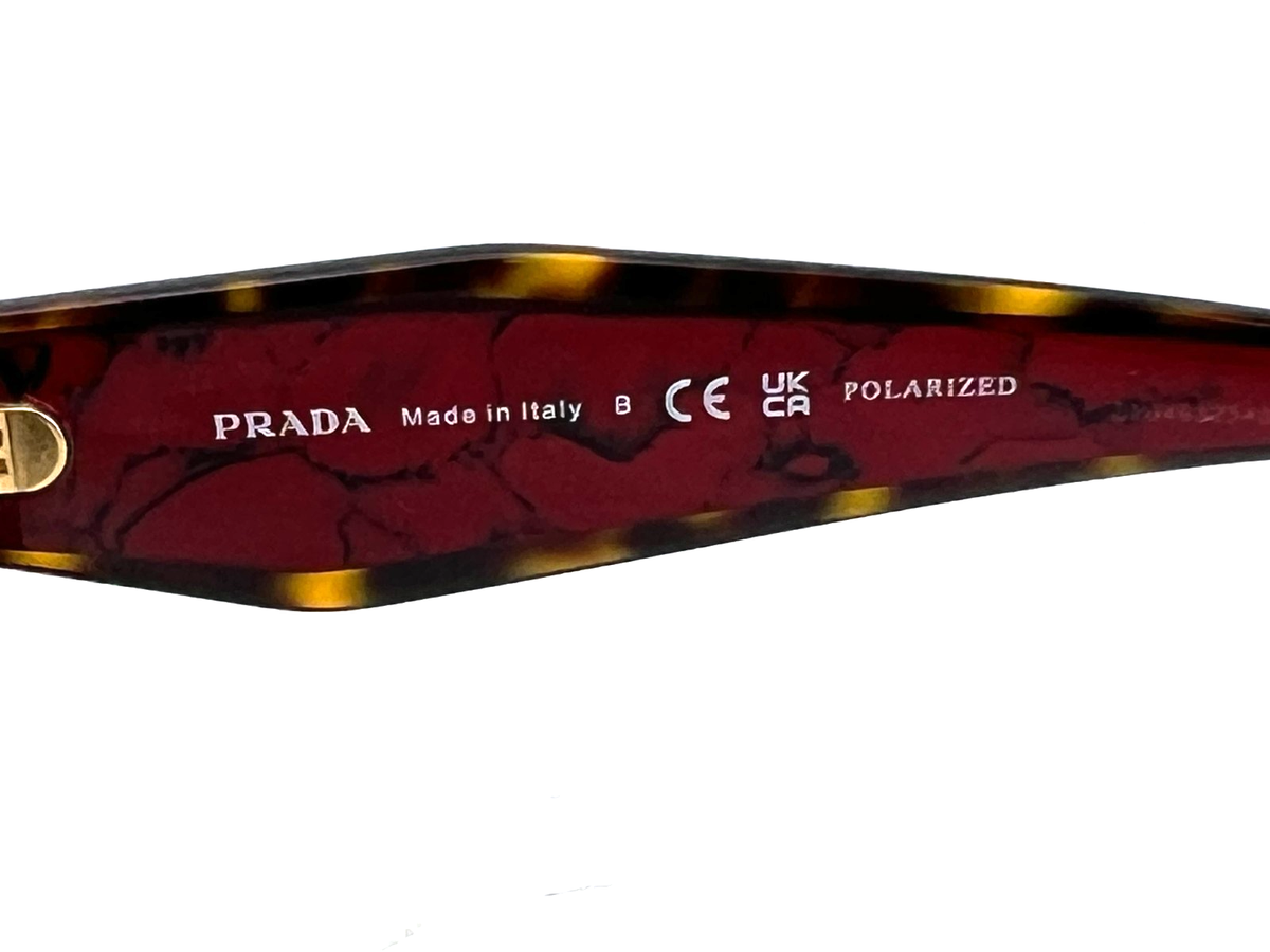 NIB $440 Womens PRADA Sunglasses 2AU5Y1 Tortoise Shell Red  display picture 2