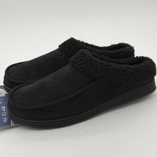 Wembley Men XL 11-12 Memory Foam Slippers Indoor Outdoor Faux Fur Nonskid NWT