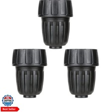 1/2 Inch Drip Irrigation Tubing Faucet Adapter, 3-Pack  3/4" to 1/2" Drip Ir...