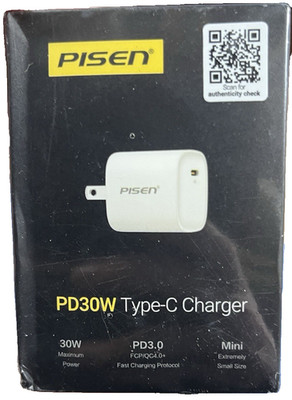 30W GaN USB C Fast Wall Charger PD 3.0 QC 4.0+ MacBook iPad Galaxy Pixel White