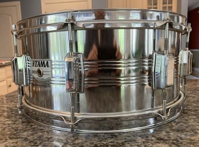 Vintage 80s TAMA Swingstar Chrome over Steel Snare Drum 6.5 x 14