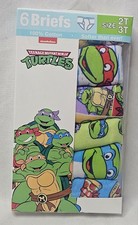 Teenage Mutant Ninja Turtles Boys Briefs Size 2T 3T Character Underwear 6 Pack