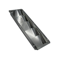 Louvred Air Vent Cover (326MM x 113MM Stainless Steel Rectangular Grille Duct)
