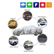 Outdoor Full Car Covers Sun Rain Ice Snow Waterproof Dustproof Shade UV Resis...