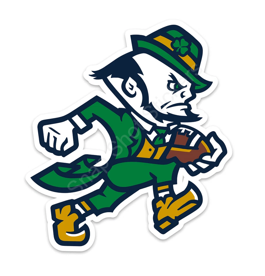 SSSCO Notre Dame Fighting Irish Football Weather Resistant Sticker/Decal 18