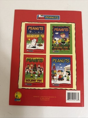 Peanuts Holiday Fun Coloring & Activity Book Snoopy Charlie Brown