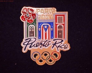 2024 Paris Summer Olympic Games - Puerto Rico NOC Pin