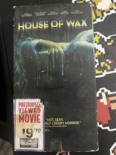 House Of Wax VHS Tape 2005 Horror Slasher Paris Hilton