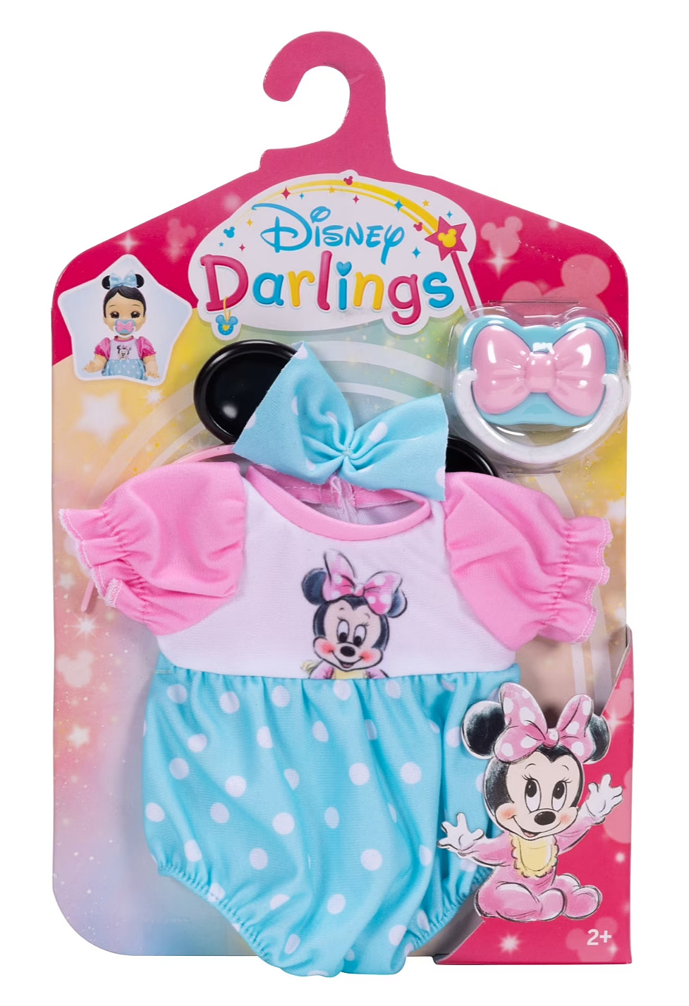 DISNEY DARLINGS Deluxe Baby Doll Outfit MINNIE MOUSE Headban