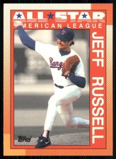 1990 Topps #395 Jeff Russell Collector's Edition (Tiffany)