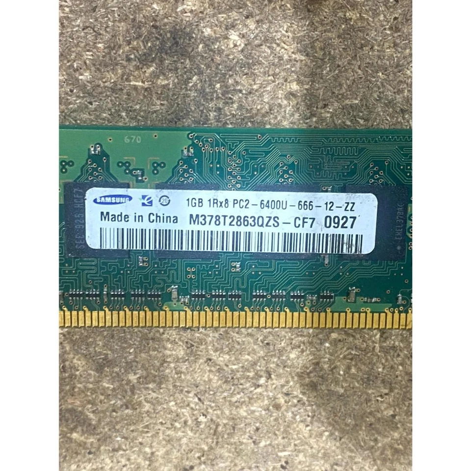 Samsung PC2-6400U RAM Memory Module DIMM 1 GB DDR2 SDRAM 800MHz for Desktop - Image 3 of 4