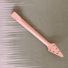 Unfinished  V shape DIY Electric Guitar Kit Spalted Maple Top GD part Maple neck — photo 10