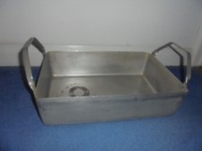 Army field kitchen - Stainless Steel roasting pan 1995. multi use cook pan.
