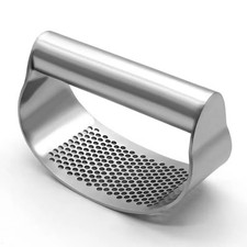 Stainless Steel Peeler Garlic Press Crusher Mincer Squeezer Kitchen Manual Tool