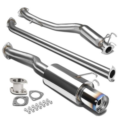 DNA MOTORING CBE-HC06EX-BT Catback Exhaust System [for 06-11 Honda Civic EX/L...