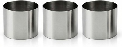 3Pcs Cake Ring Mold 2 Inch Dessert Round Molds for Baking Cookies Biscuits