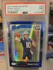 2024 Panini Donruss Optic - Rated Rookie Drake Maye #229 Blue Hyper Prizm (RC)