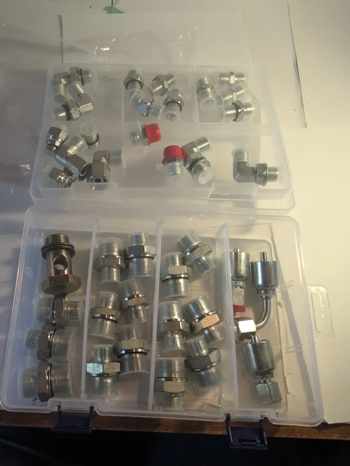 中国迷你挖掘机 DIN 液压配件 38 件配件套装。 AGT — 第 4/4 张图片