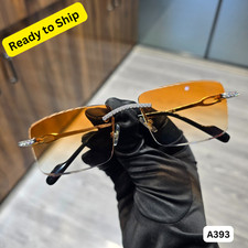 VVS Moissanite Sunglasses For Men Rimless Glasses Frames For Men Luxary Glasses