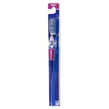 Tek Pro Toothbrush Straight Soft Bristles Curved Handle Comfort  Control 1ct
