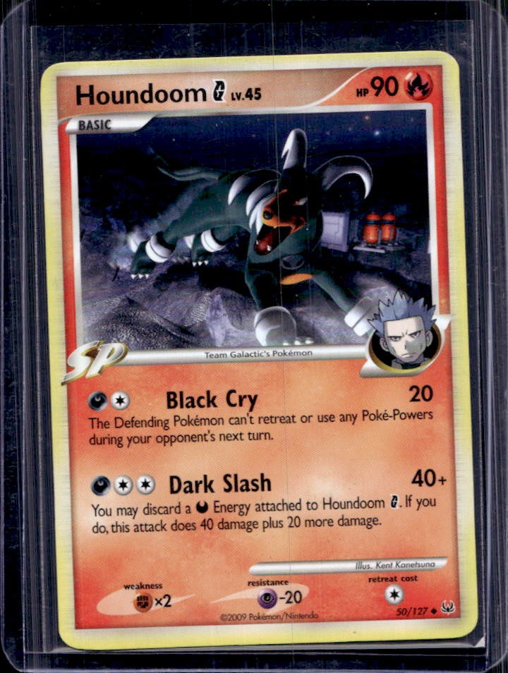2009 Pokemon Platinum Houndoom G #50/127