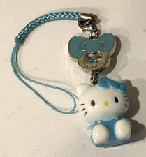Authentic 2010 Sanrio Hello Kitty Birthstone MARCH Phone Charm Mascot 4" MINT