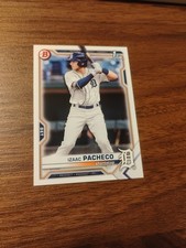 2021 Bowman Draft #BD-46 Izaac Pacheco Card Detroit Tigers