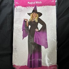 Fun World Women's Magical Witch Adult Halloween Costume Size Small/Medium New