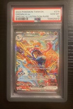 Pokémon Twilight Masquerade Greninja EX Special Illustration Card 214/167 PSA 10