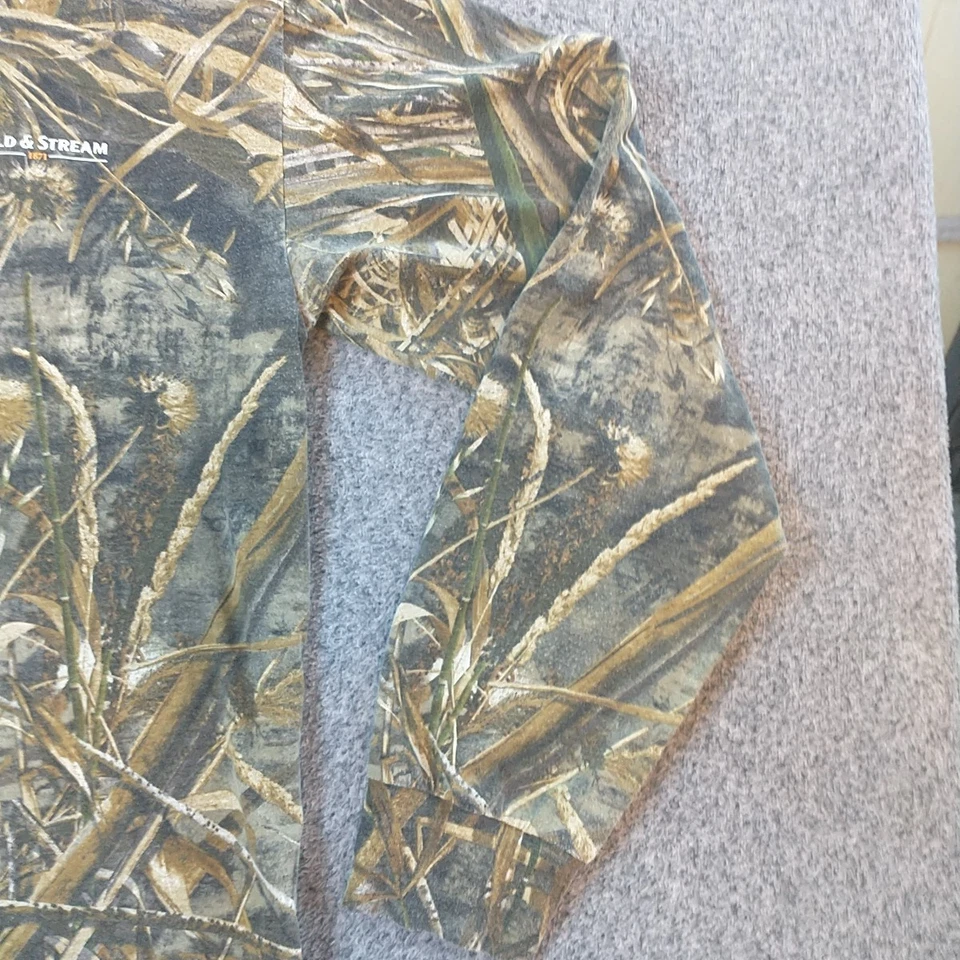 Field & Stream Realtree Max-5 Para Hombres Mediano Caza Camuflaje Manga Larga Exterior Foto 3 de 4