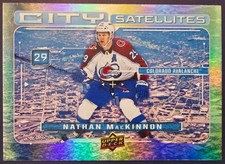 2024-25 UD Series 1 #CS-10 City Satellites Nathan MacKinnon Avalanche Insert